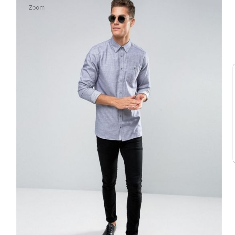 TED BAKER  LONDON MEN'S SHIRT SIZE  4